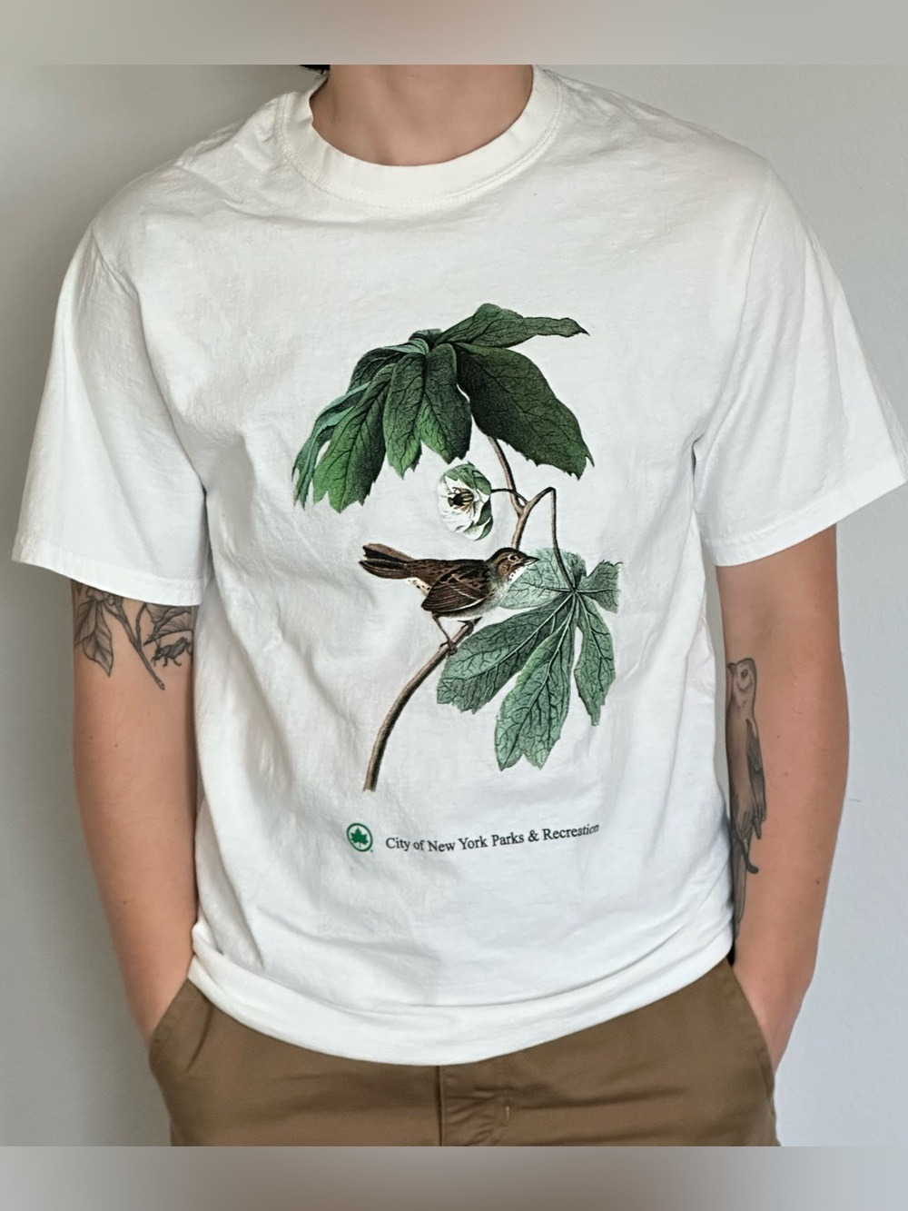 NYC Parks and Recreation White T Shirt Only NY